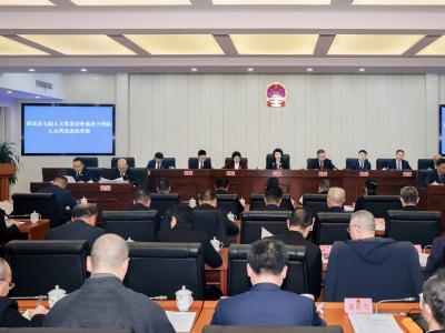南充市第七届人大常委会第三十九次会议召开