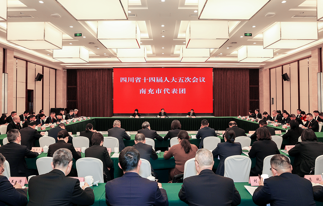 四川省第十四届人民代表大会第五次会议南充市代表团召开第三次全体会议