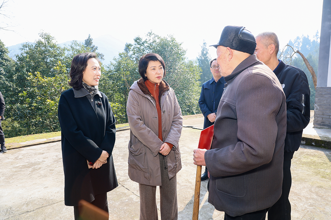廖雪梅在春节前夕开展走访慰问