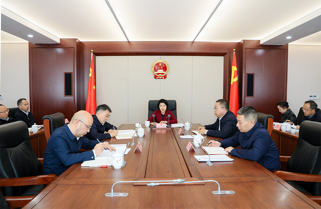 南充市人大常委会党组会议召开