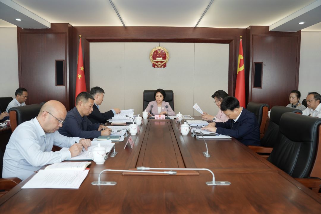南充市第七届人大常委会第一百二十四次主任会议召开